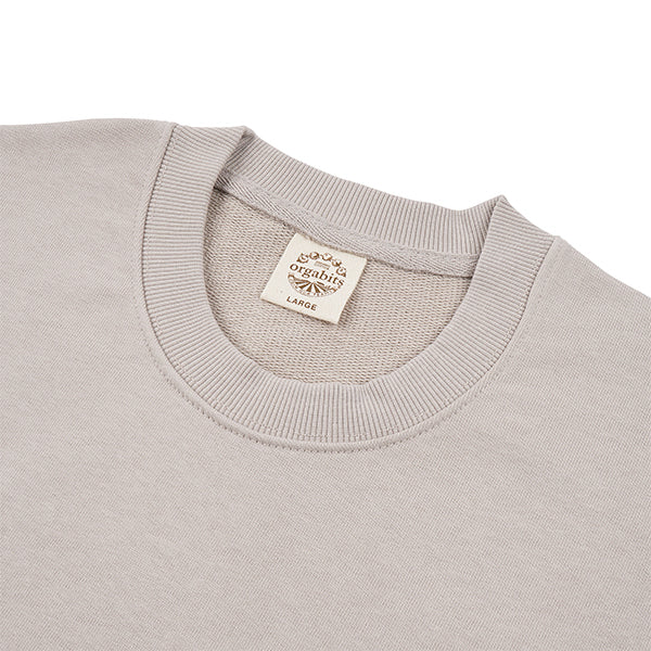 RE SPECTRUM オーガニックアートスウェット|Back Patch Art(オートミール×アースカラーサイドロゴ)