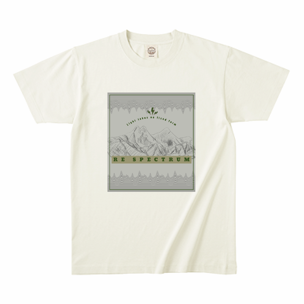 RE SPECTRUM オーガニックTシャツ ナチュラル｜Hidaka Mountains