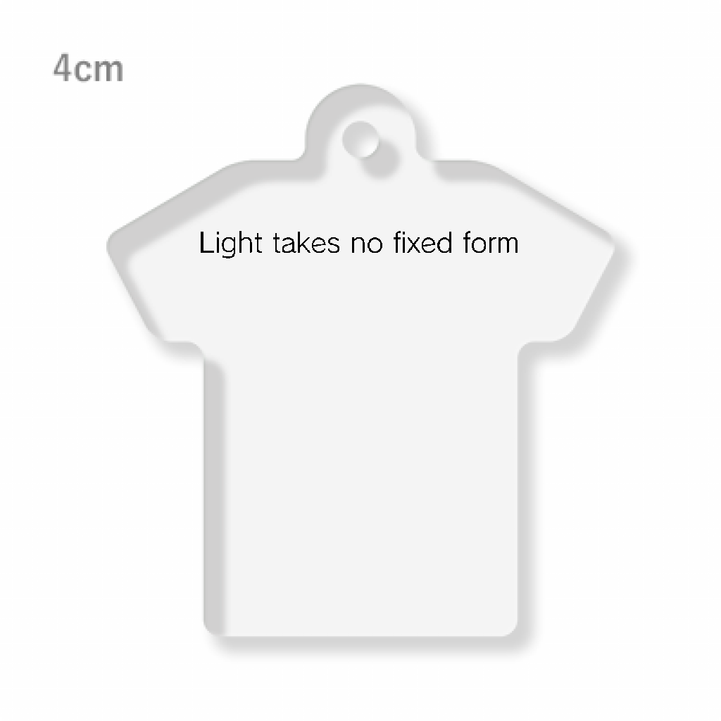 RE SPECTRUM アクリルキーホルダー|Logo & Message(Tシャツ型)