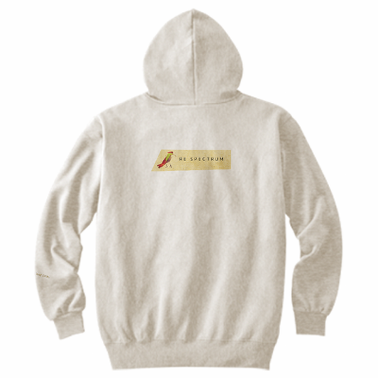 RE SPECTRUM birdモチーフジップアップフードパーカー|オートミール×birdモチーフ(メンズ)