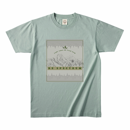 RE SPECTRUM オーガニックTシャツ　グリーン｜Hidaka Mountains Organic T-Shirt