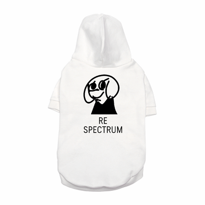 RE SPECTRUMロゴドッグパーカー（XL）ホワイト