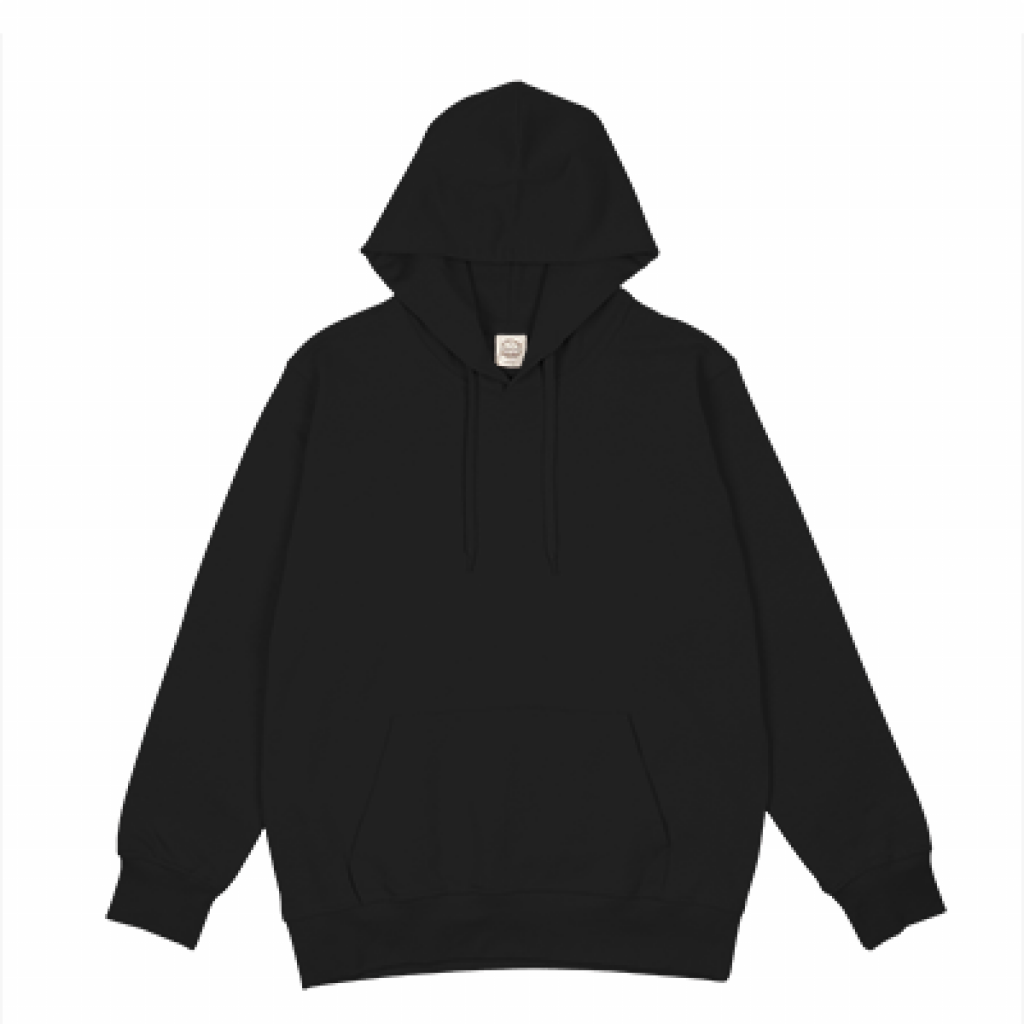 RE SPECTRUM オーガニックパーカー｜Back Patch Art（ブラック×アースカラーロゴサイド）