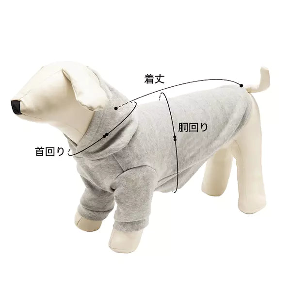 RE SPECTRUMロゴドッグパーカー（XL）ホワイト