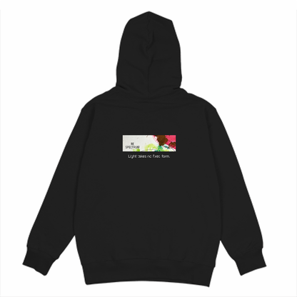 RE SPECTRUM オーガニックパーカー｜Back Patch Art（ブラック×ピンク）