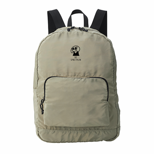 RE SPECTRUMロゴデイバック　グレージュ