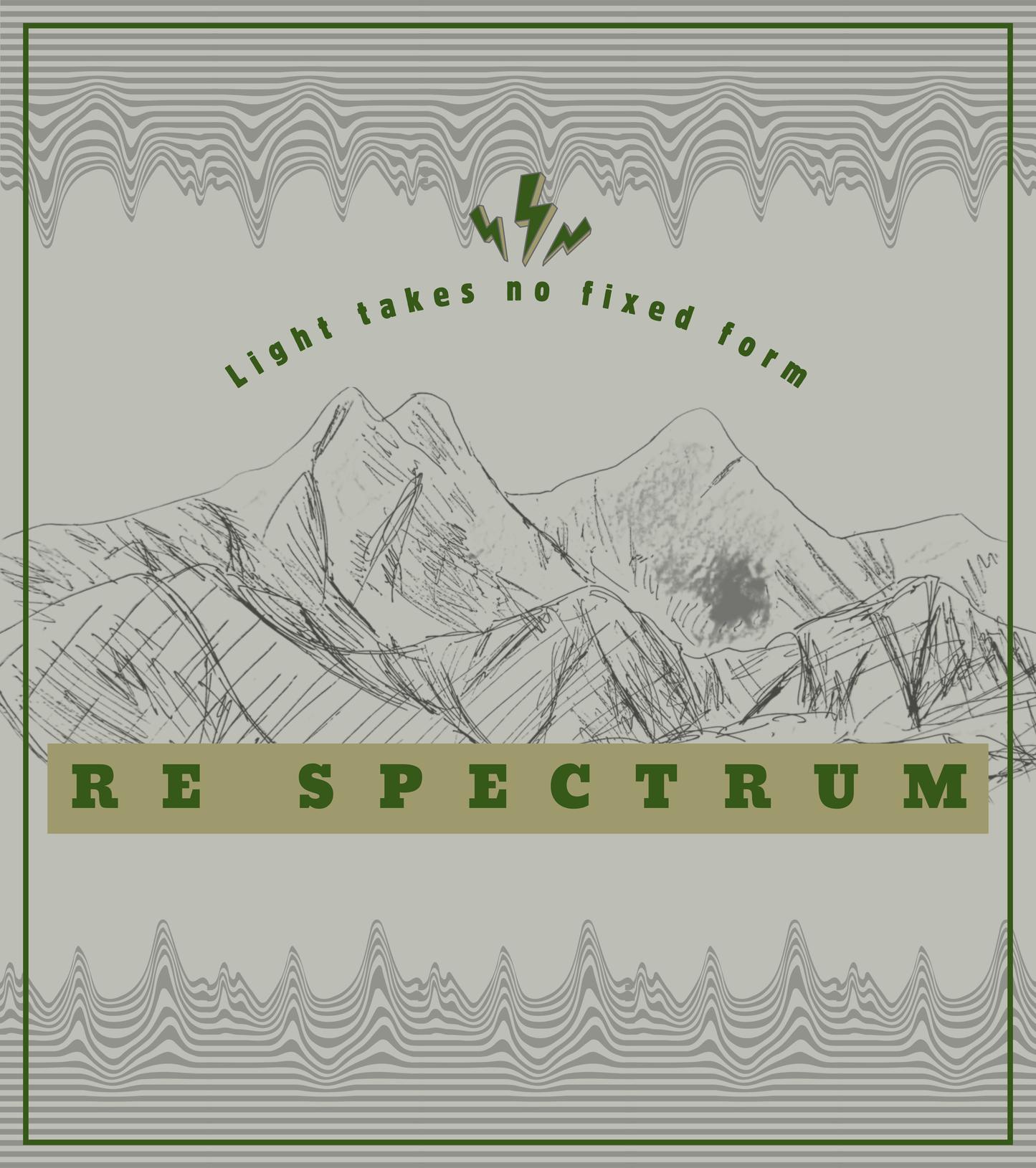 RE SPECTRUM オーガニックTシャツ　ホワイト｜Hidaka Mountains Organic T-Shirt