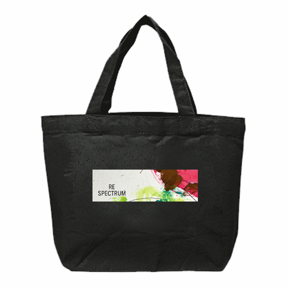 RE SPECTRUM アートトート｜Color & Message（ブラック×ピンク）