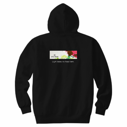 RE SPECTRUM アートフーディ（ブラック×ピンク）