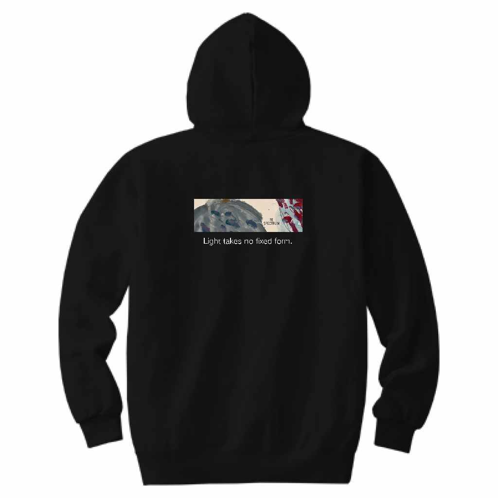RE SPECTRUM アートフーディ（ブラック×アースカラー）