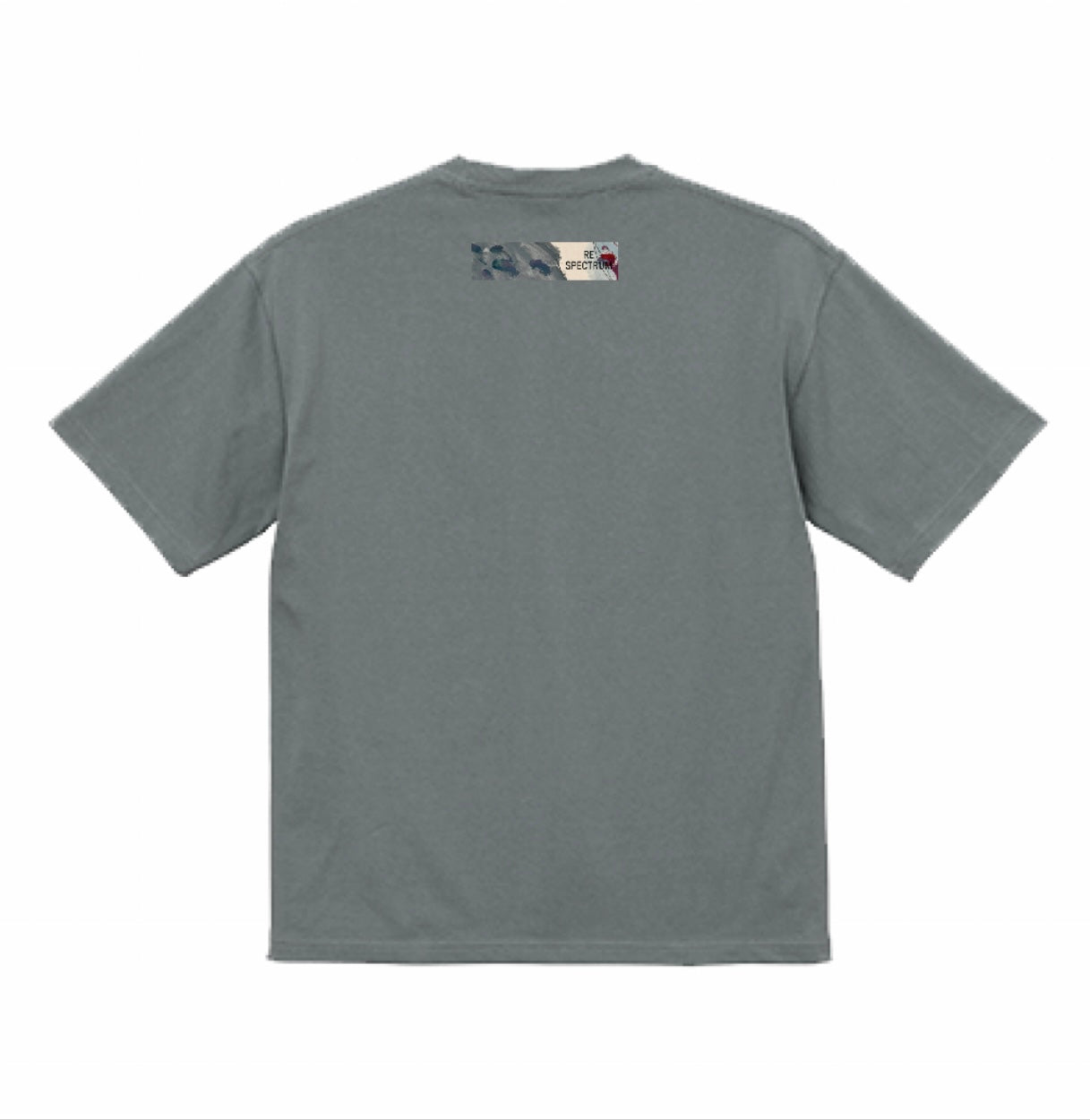 RE SPECTRUM アートTシャツ｜Back Patch Art（ストーングリーン×アースカラーサイドロゴ）