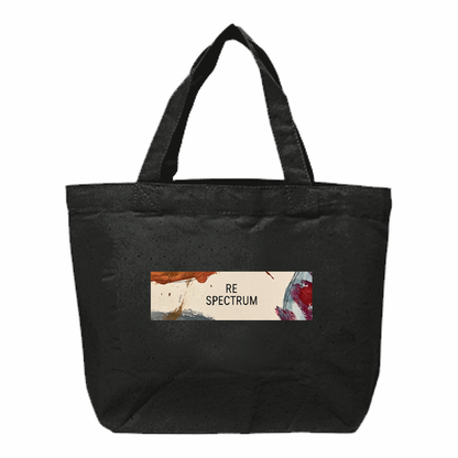 RE SPECTRUM アートトート｜Color & Message（ブラック×アースカラー）
