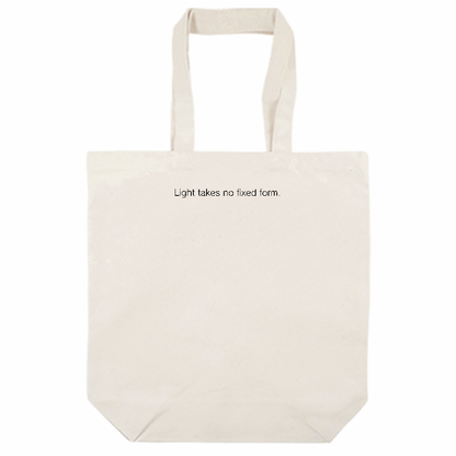 RE SPECTRUM オーガニックトート M｜Paint Block Art（ナチュラル×アースカラーサイドロゴ）