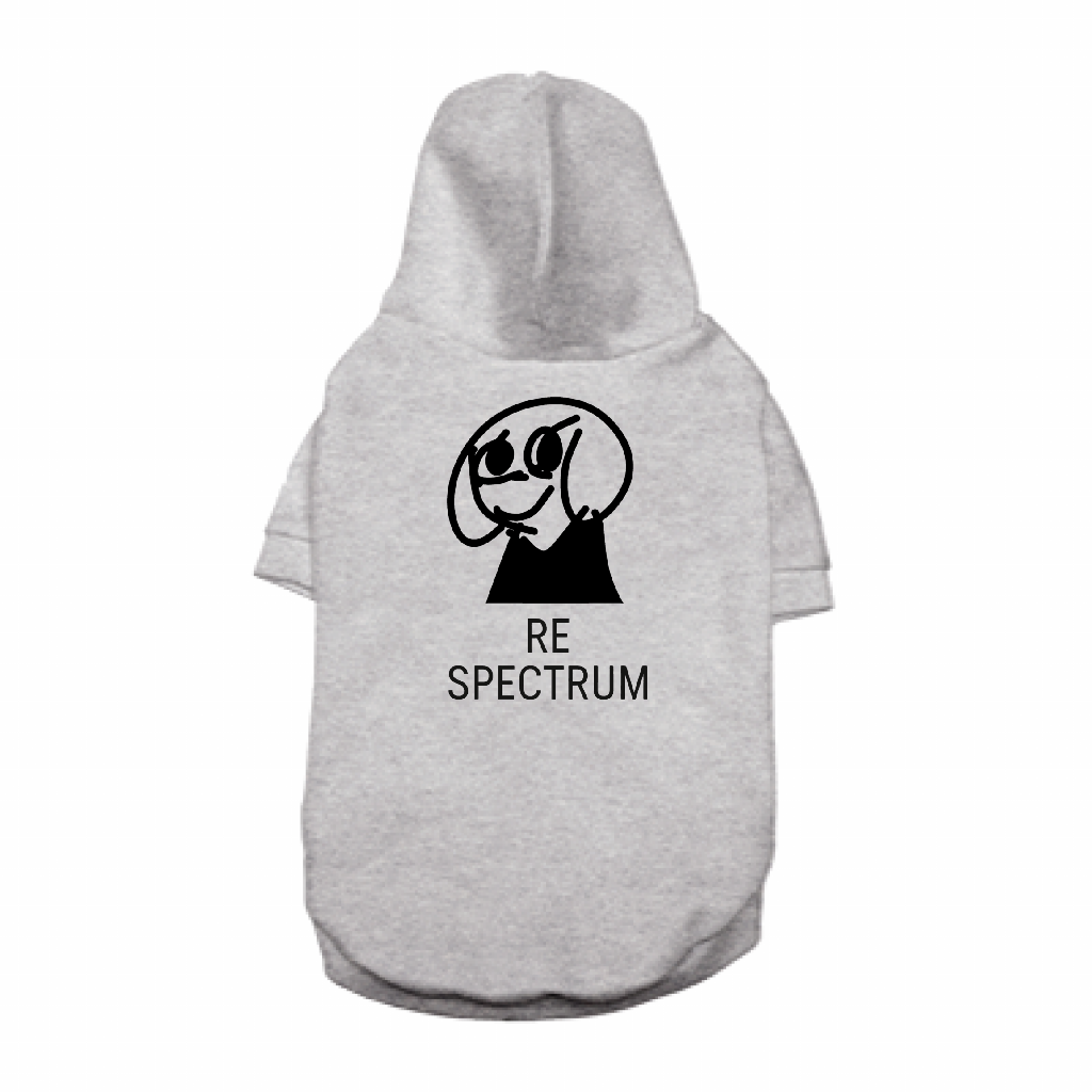 RE SPECTRUMロゴドッグパーカー（XL）グレー
